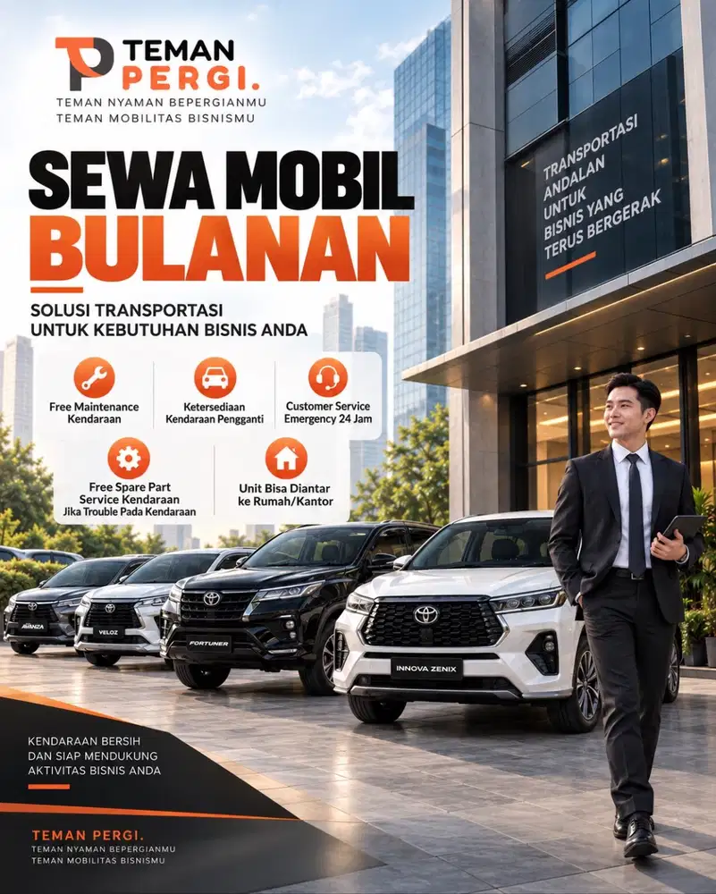 Sewa Mobil Bulanan Untuk Kebutuhan Corporate