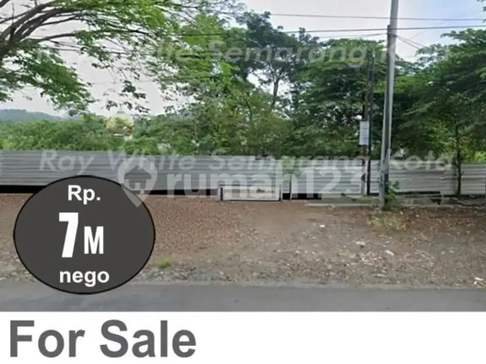Tanah Luas Strategis Pinggir Jalan di Ngaliyan A5684