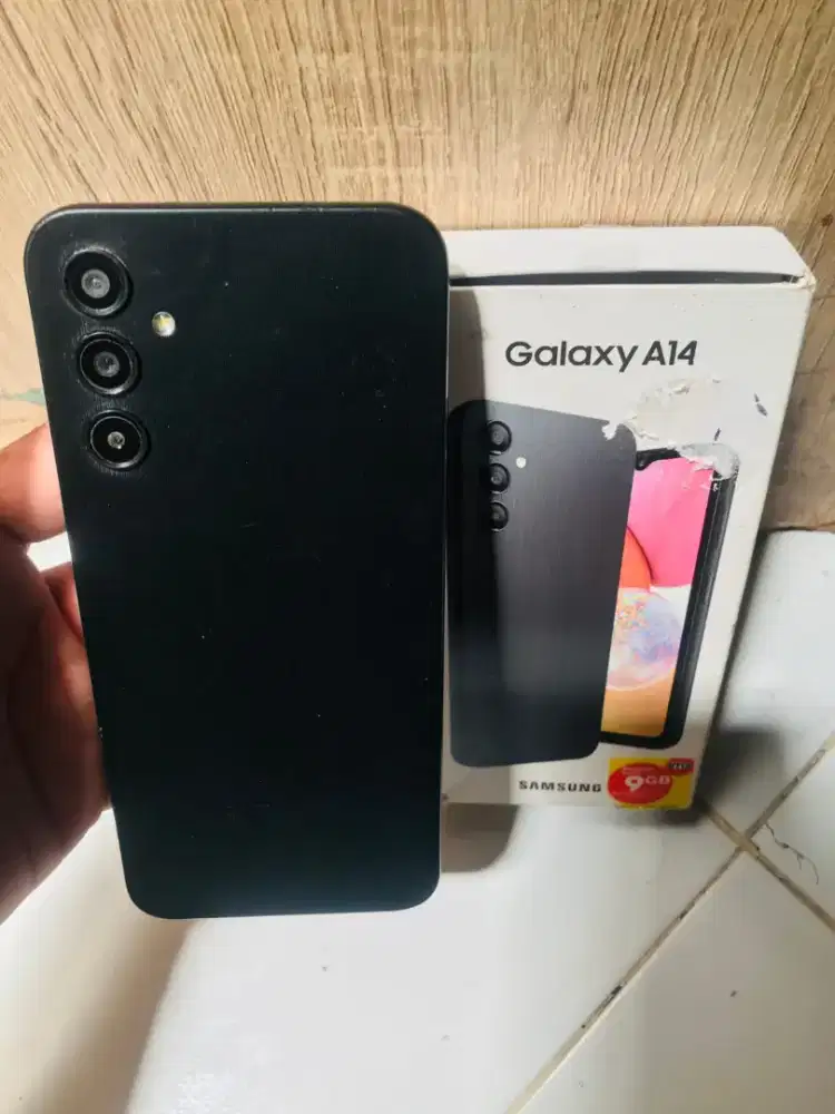 Samsung A14 NFC 4+4GB 128GB 5000MAH Normal Segel Siap Pake BS TT