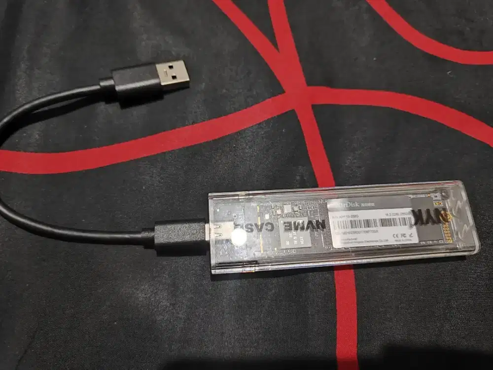 hardisk extenal 256gb nvme m.2