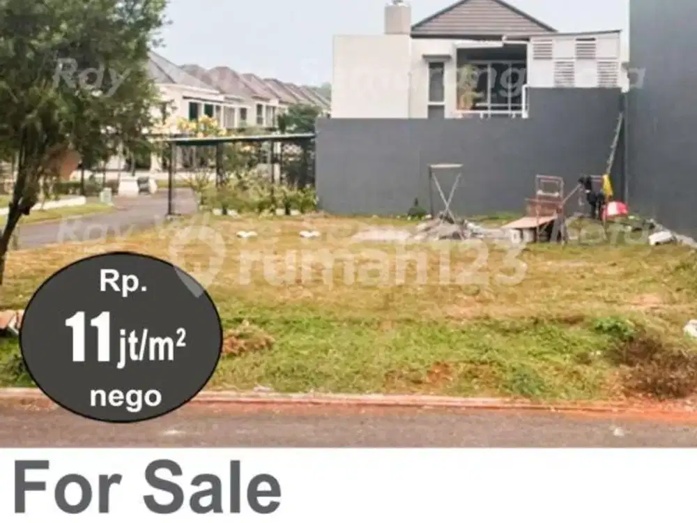 Tanah Siap Bangun Hoek Strategis di Bsb Mijen A6037