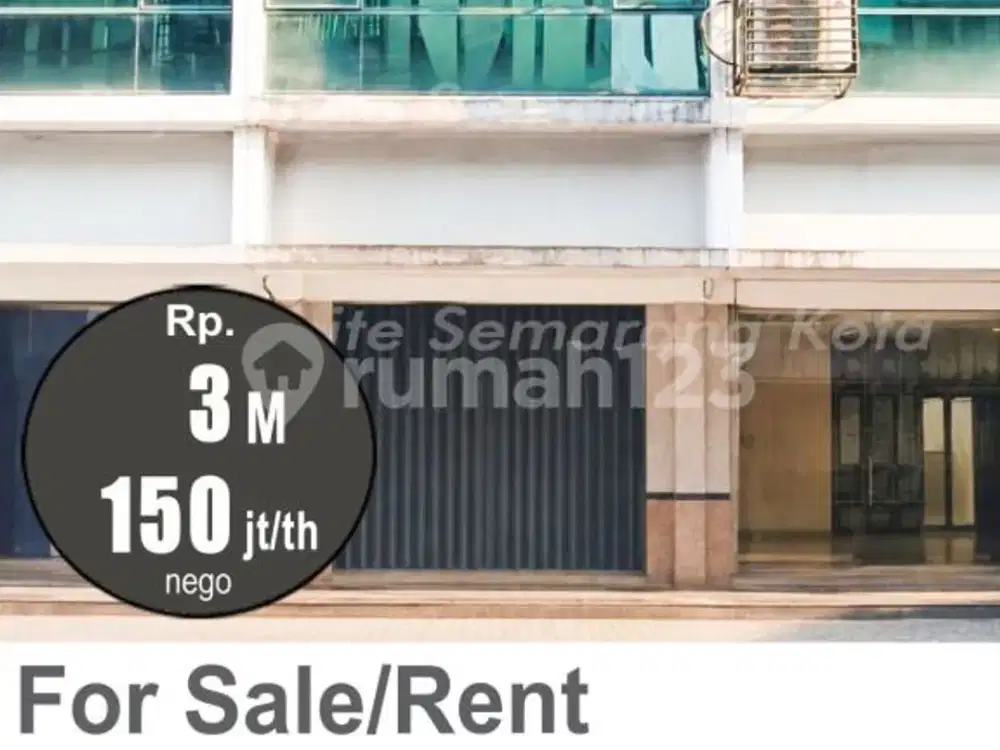 Ruko Tiga Lantai Strategis Siap Pakai di Semarang Selatan A5737