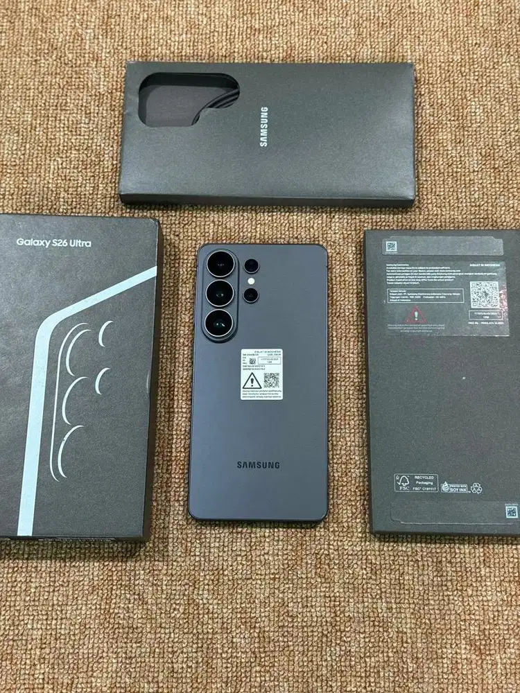 samsung s26 ultra ram 12/256gb resmi sein fullset