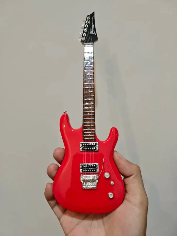 Miniatur Gitar Ibanez, Fender, PRS Tinggi 25 cm