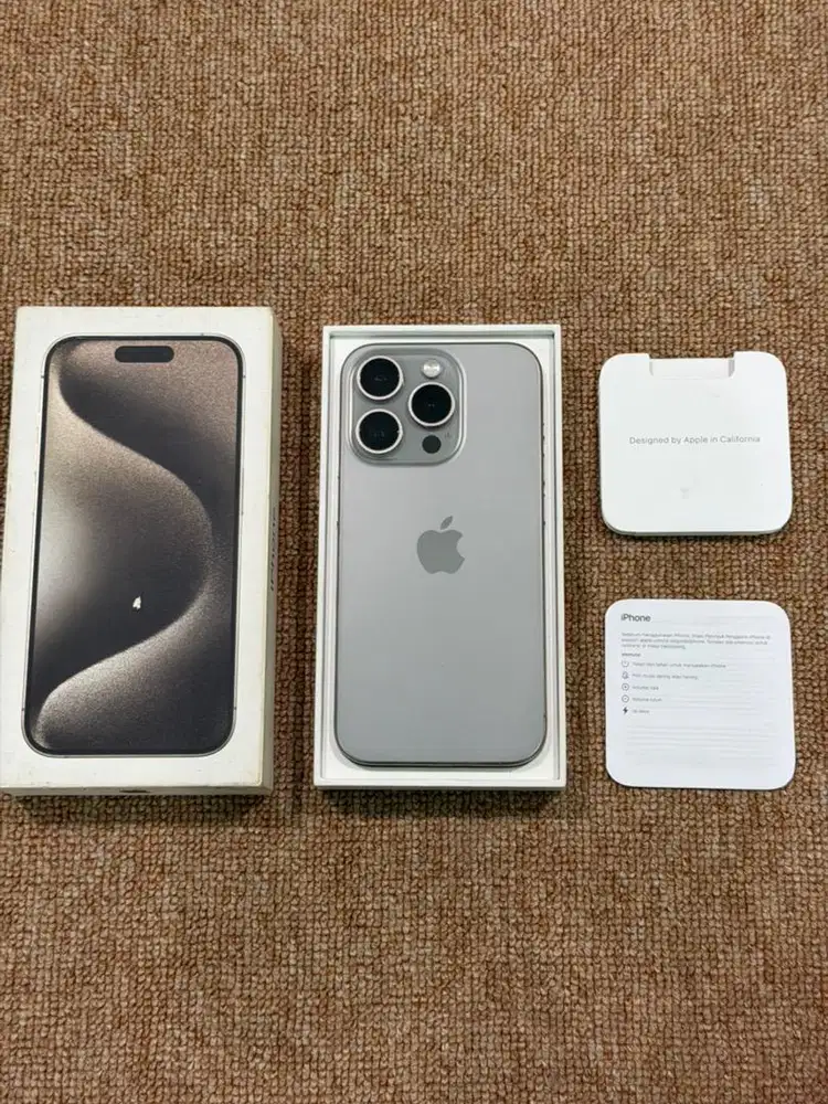 iphone 15 pro 128gb ibox natural titanium