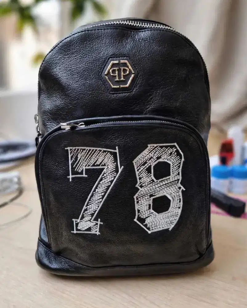 Backpack / ransel merk Philipp Plein Homme autentik..genuine leather