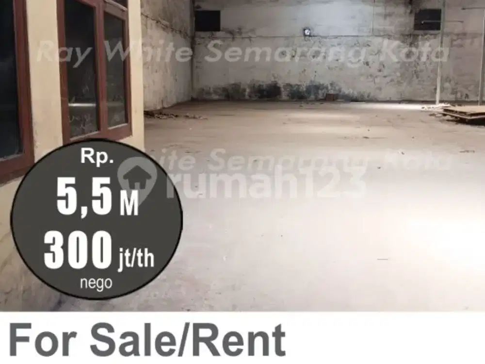 Gudang Disewakan dan Dijual Siap Pakai di Genuk A5639
