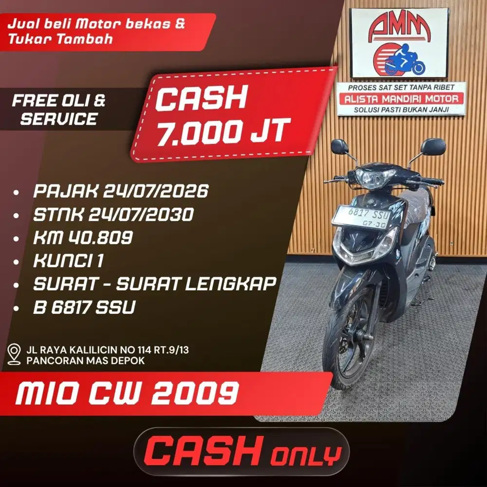 MIO CW 2009 CASH ONLY ALISTA