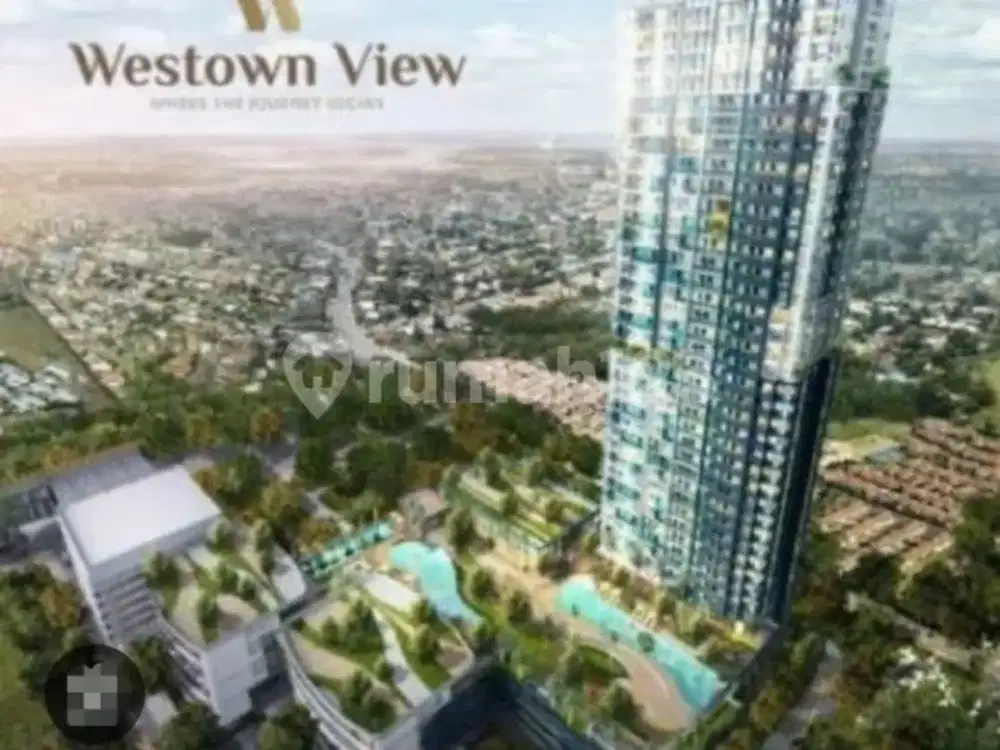 Jual Cepat Termurah Apartemen Westown, Strategis View Perkotaan