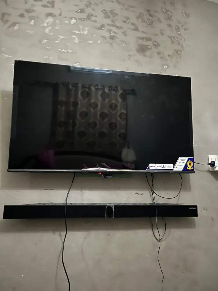 tv android polytron 52 inch