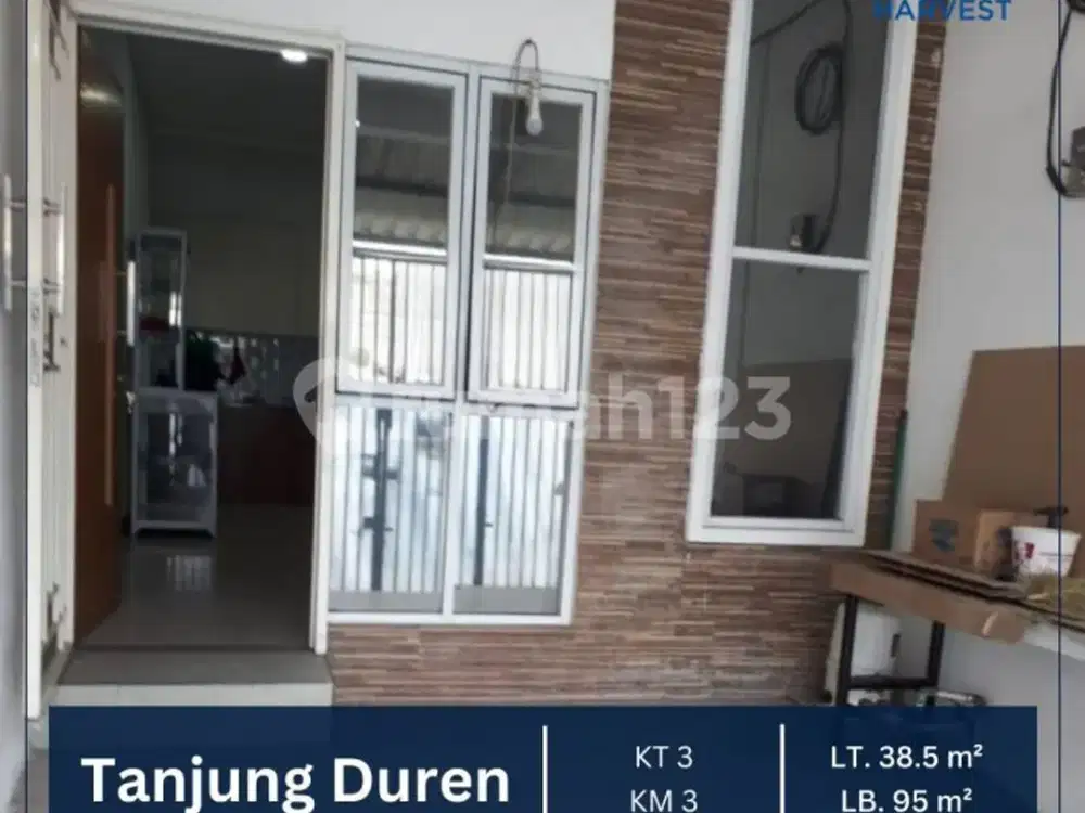 Dijual Cepat Murah Rumah Tinggal Di Tanjung Duren