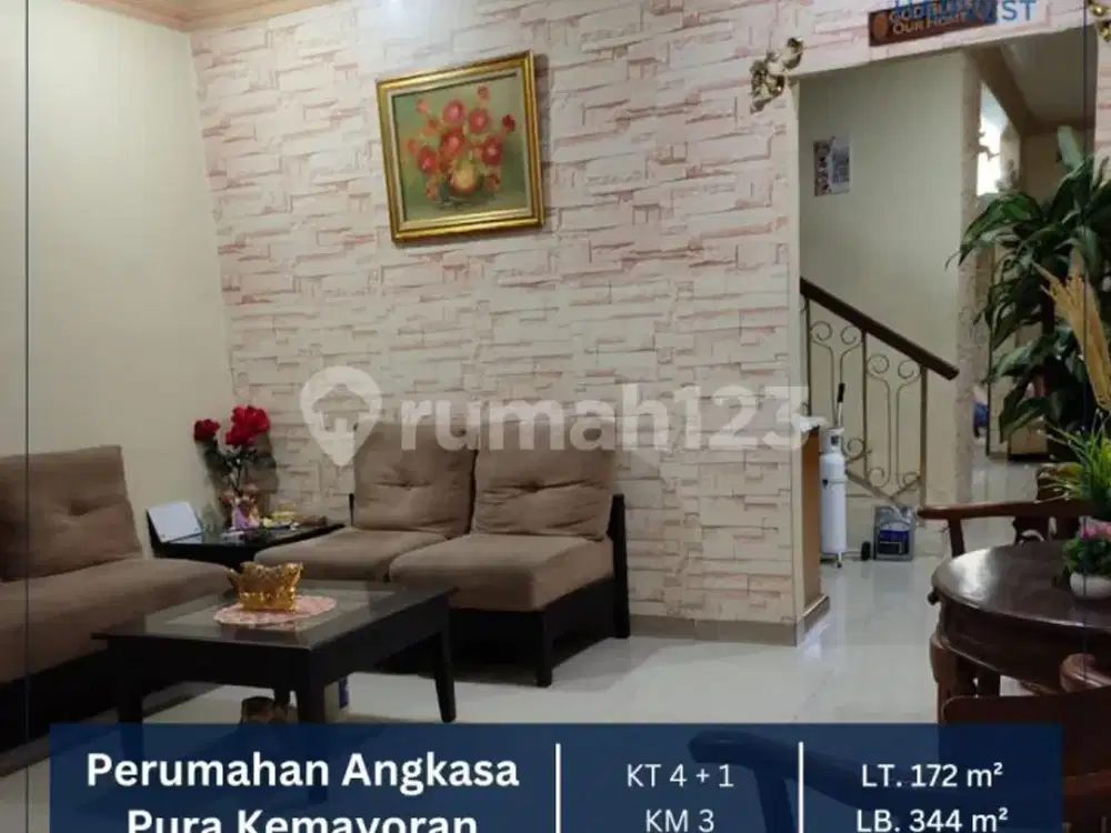 Dijual Cepat Rumah Bagus Siap Huni Perumahan Angkasa Pura