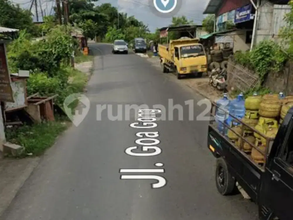 Tanah Super Strategis Pinggir Jalan Goa Gong Cocok untuk Bisnis