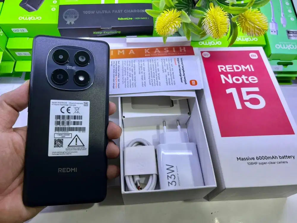 REDMI NOTE 15 garansi 1 tahun