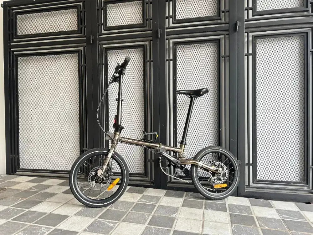 Sepeda Lipat Element Troy Black Crome 10 Speed