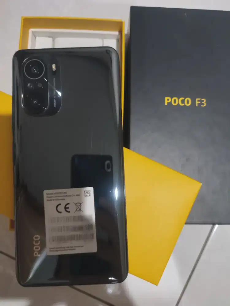 POCO F3 ram 8/256 nfc 
mulus fullset ORI