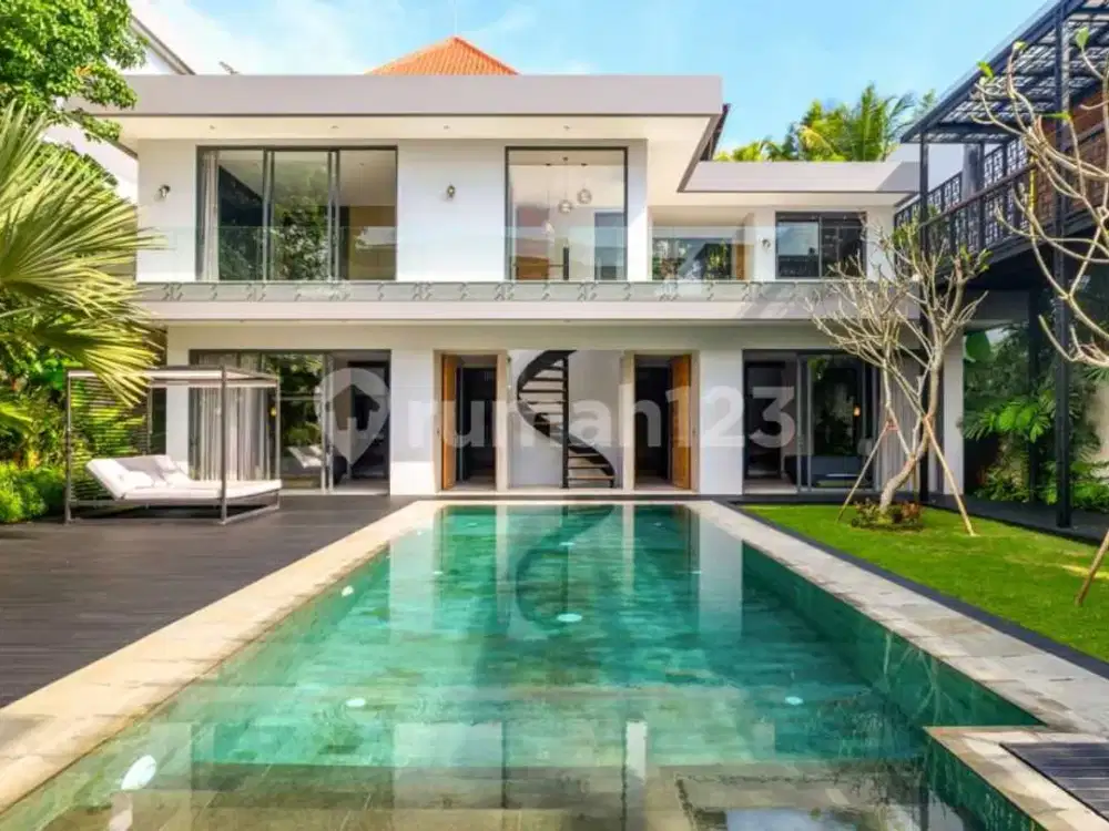 Villa Luxury Modern Berlokasi di Ungasan, Pemandangan Laut