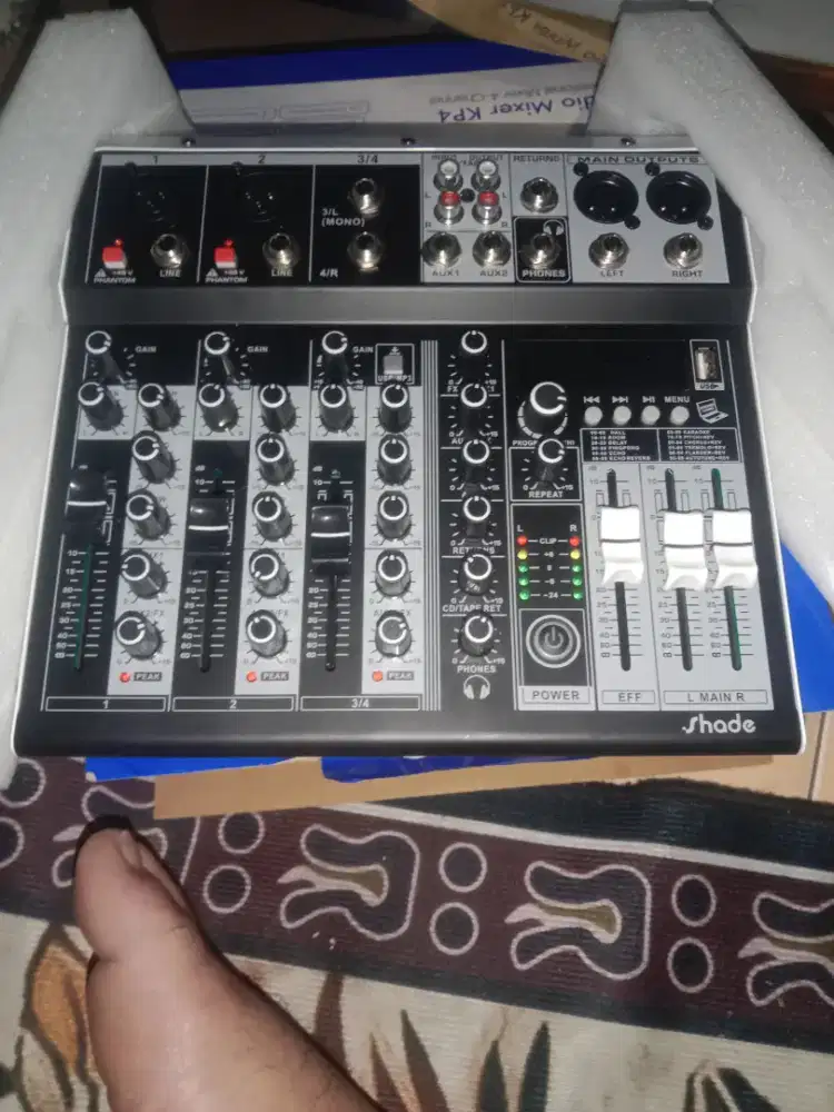 Shade di jual cepat audio mixer 4-channel di ciganitri cipagalo