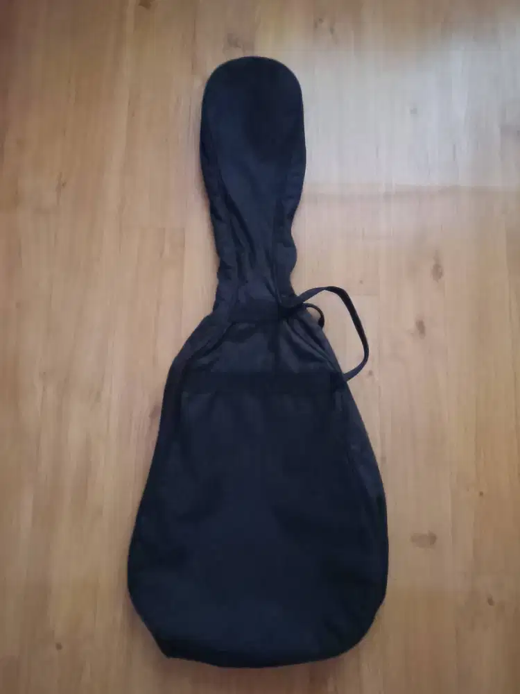 Tas softcase gitar size 3/4 hitam untuk yamaha fg junior cort cowboy
