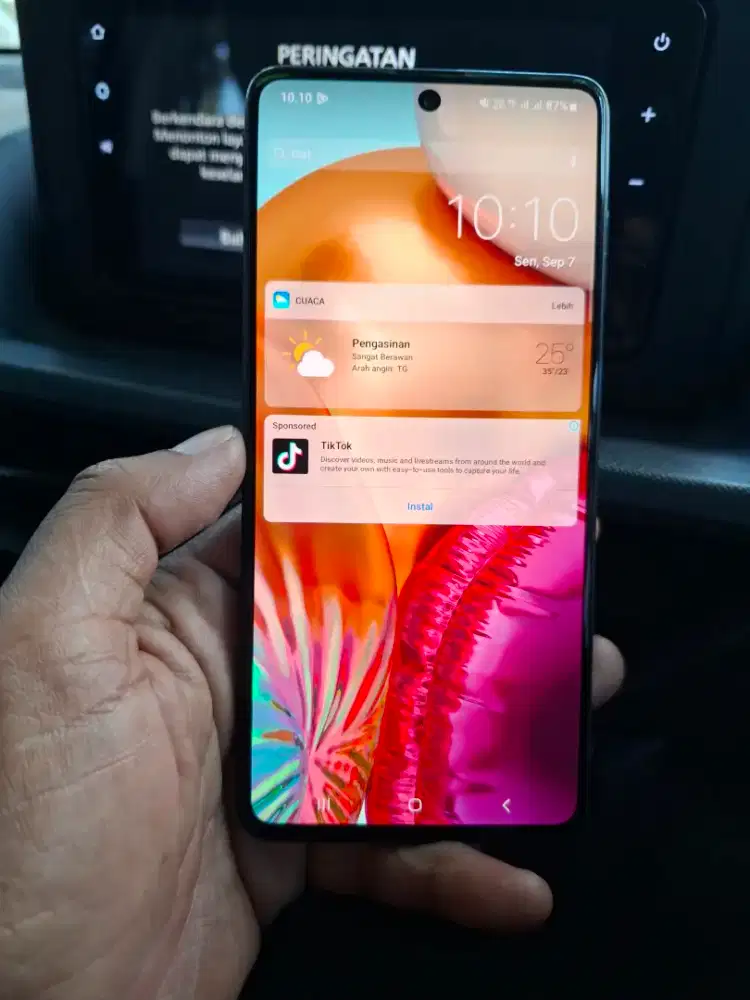 Samsung A71 RAM 8+8/128GB segel mulus hp saja