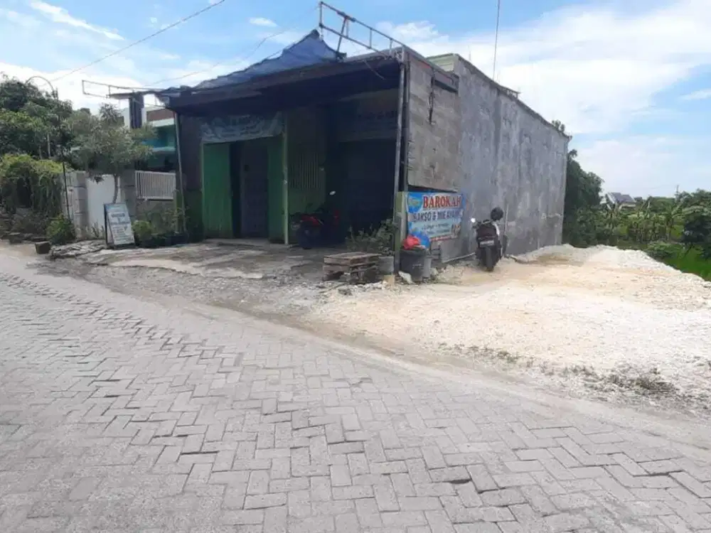 Tanah Dijual murah B.U Poll Jl. Raya Banjarsari Manyar Gresik SHM