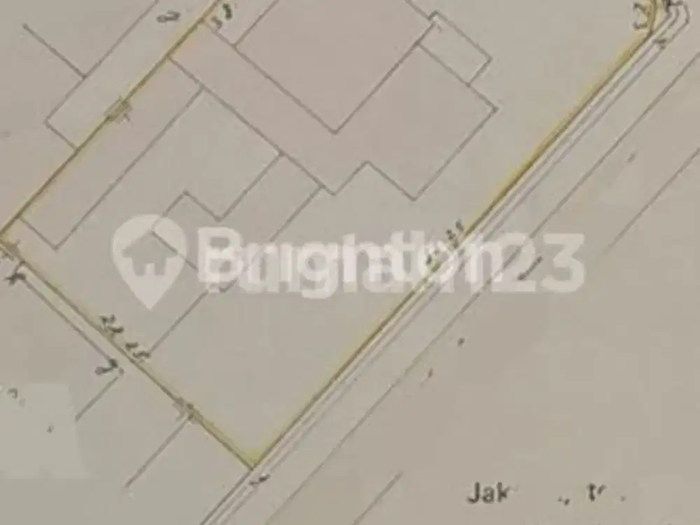 TANAH PINGGIR JALAN SEKITAR BENDUNGAN HILIR TANAH ABANG, JAKARTA PUSAT (KODE RMRG 2542)