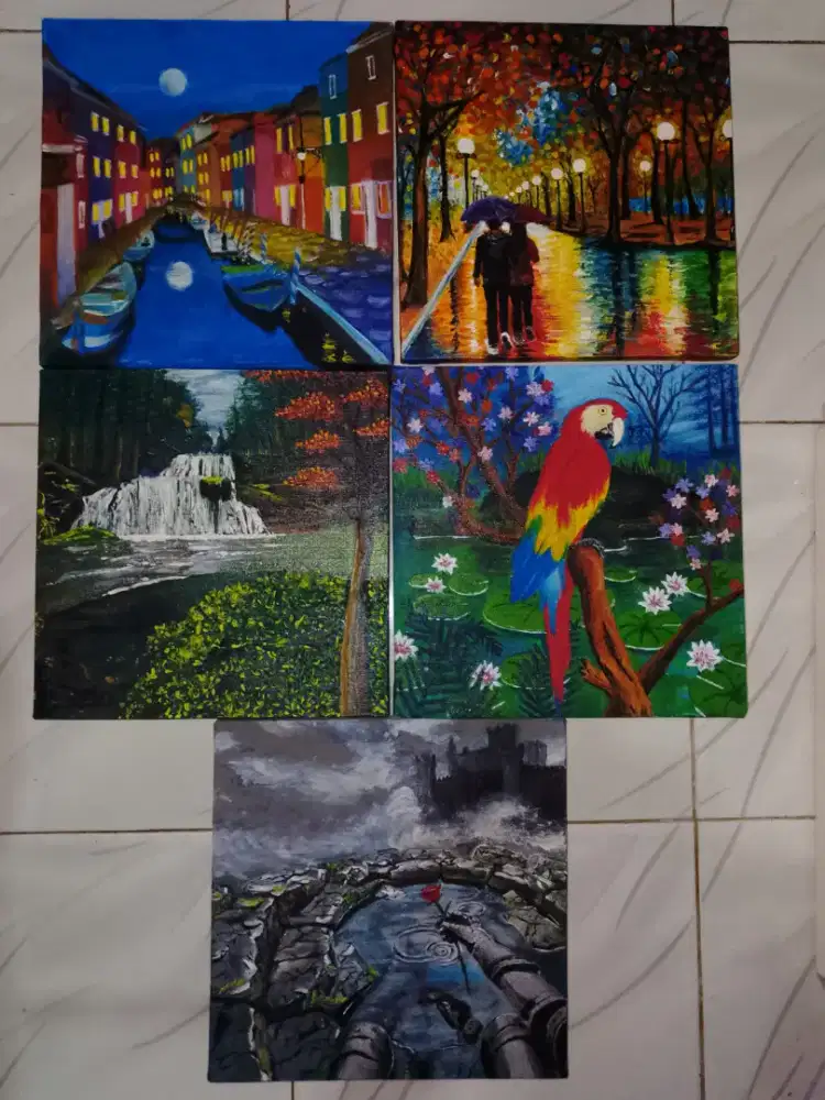 Lukisan minimalis murah