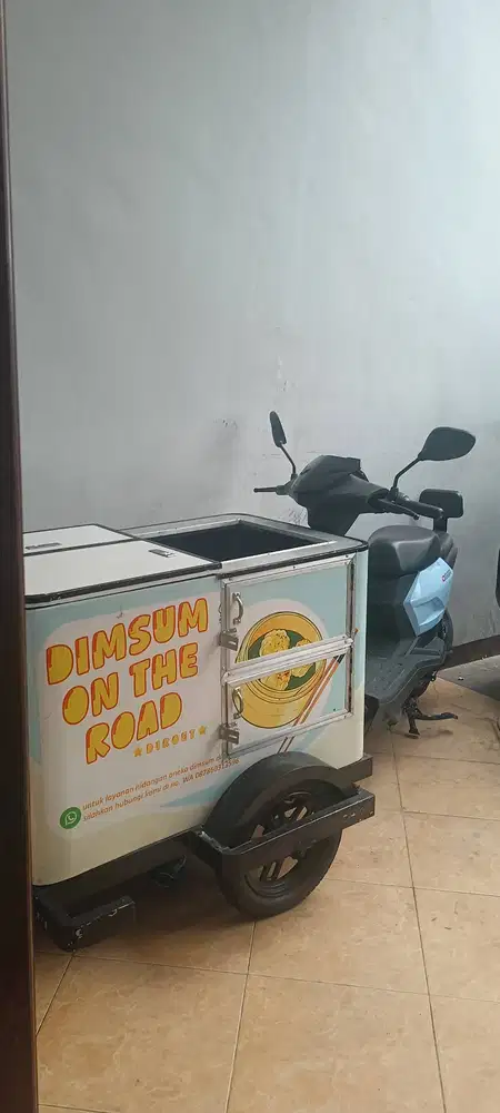 Di jual Cepat gerobak sepeda listrik merk uwinfly D66A Harga Nego