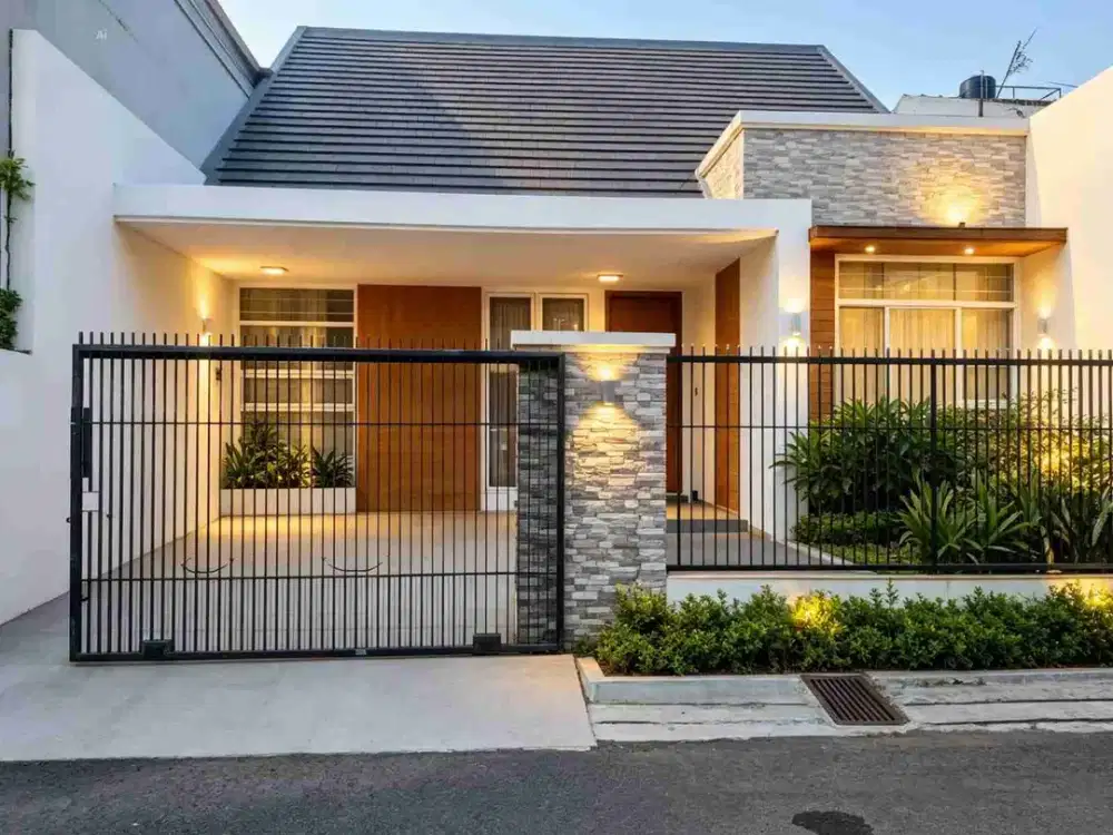 RUMAH BELAKANG TIPTOP ESTETIK MURAH
