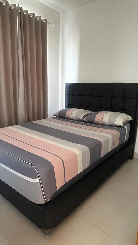 Dijual kasur 160x200 set dengan dipan dan headboard