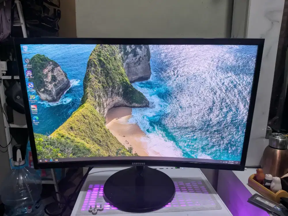 Monitor curved 24 inc samsung nominus