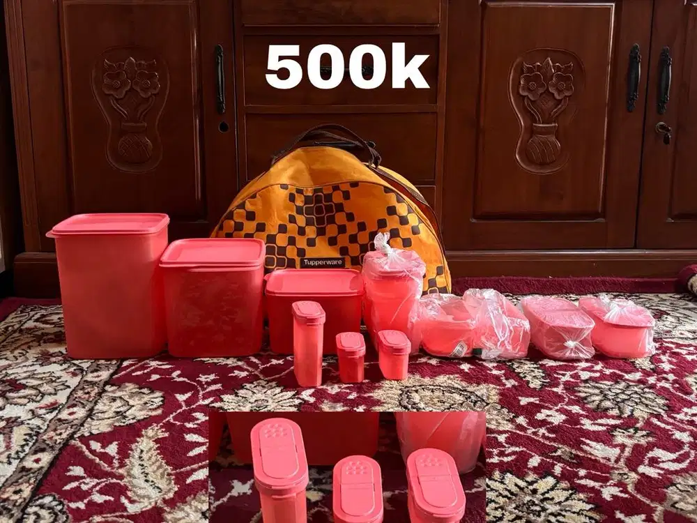 Toples tupperware satu set baru