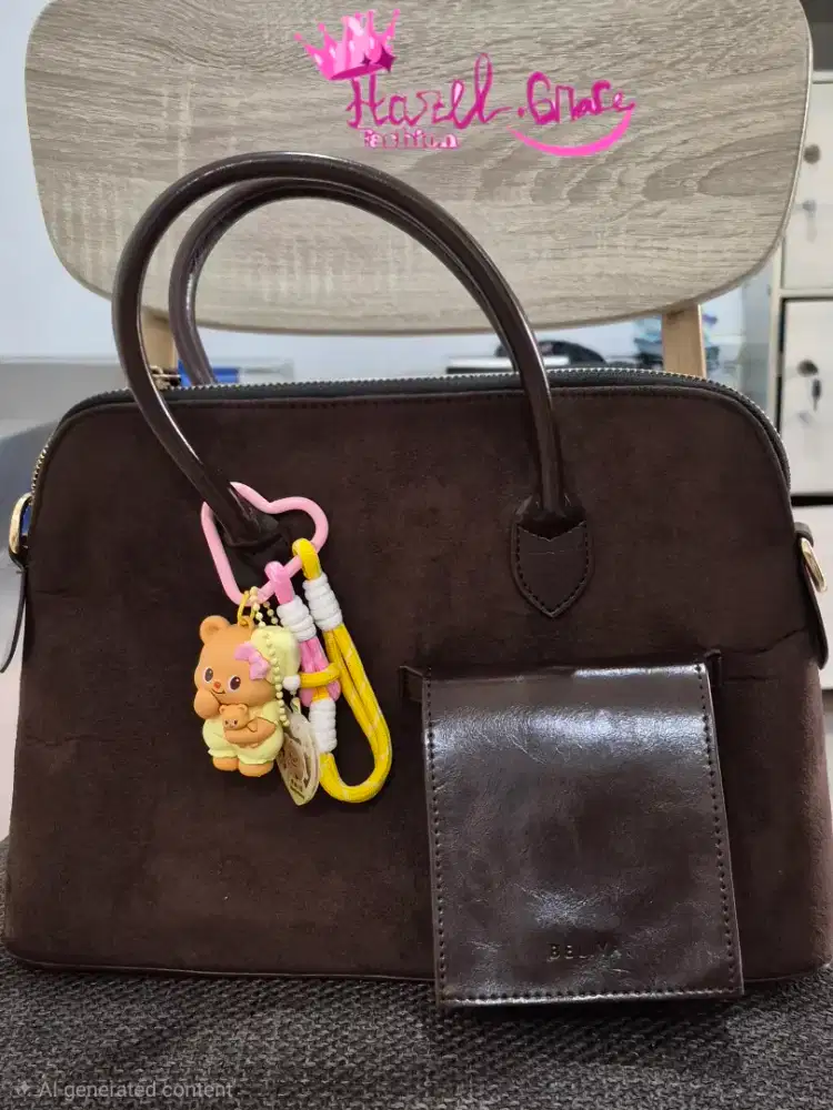 Preloved suede bag