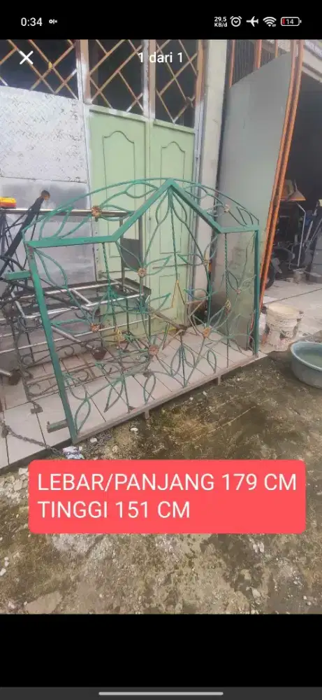 PAGER PAGAR BESI BALKON TANAM 179X151