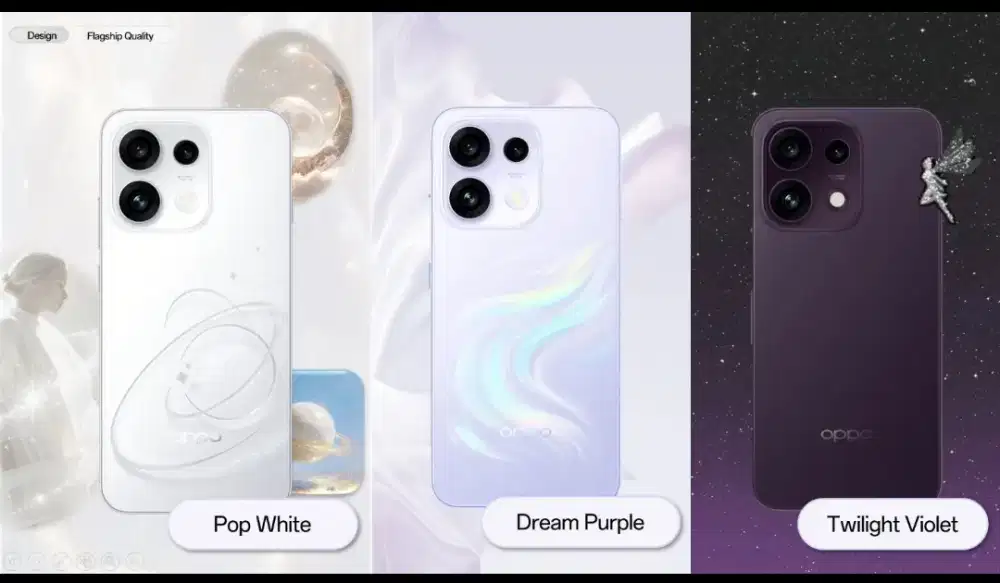 Oppo Reno 16f 5G new garansi resmi