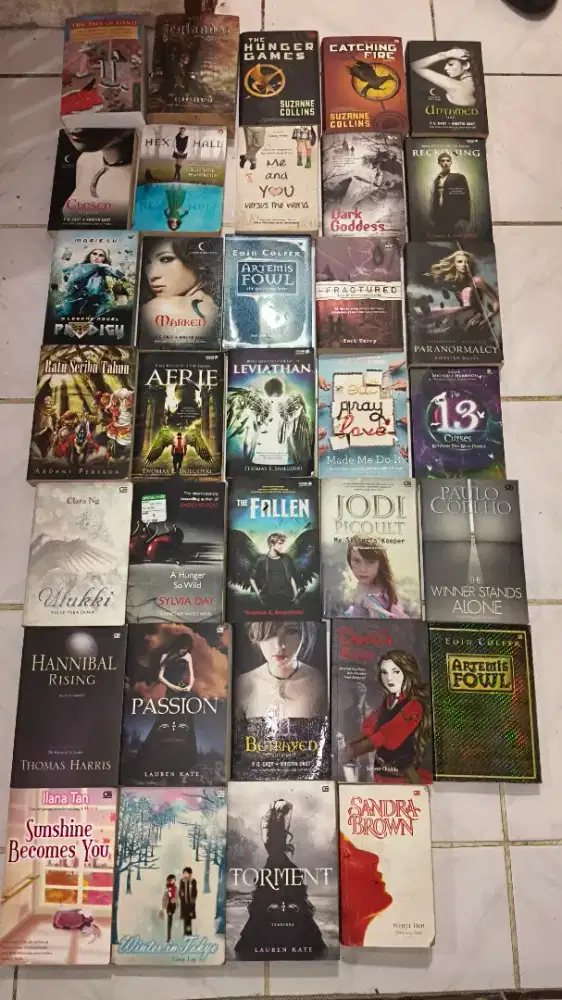 Buku novel 59 buku borongan