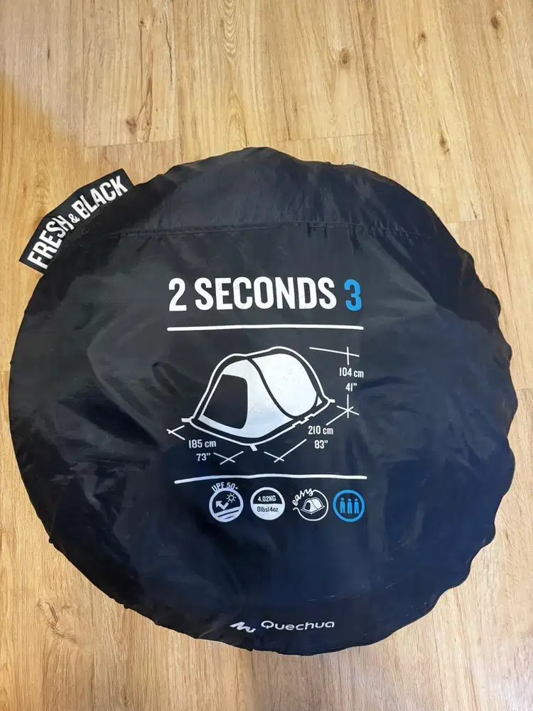 Tenda Camping Decathlon Quechua 2 Seconds 3