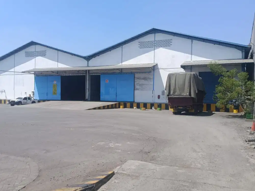 DISEWAKAN GUDANG LOADING DOCK DI KAWASAN PERGUDANGAN SEWA JL. GILANG TROSOBO SIDOARJO