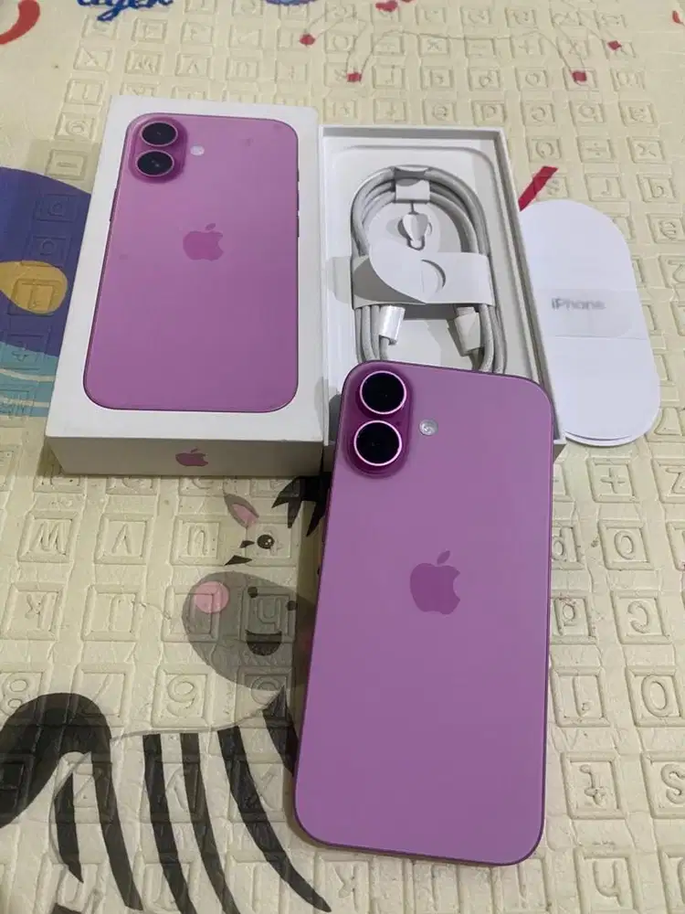 Iphone 16 128 GB Pink iBox Garansi ON Mei 2027