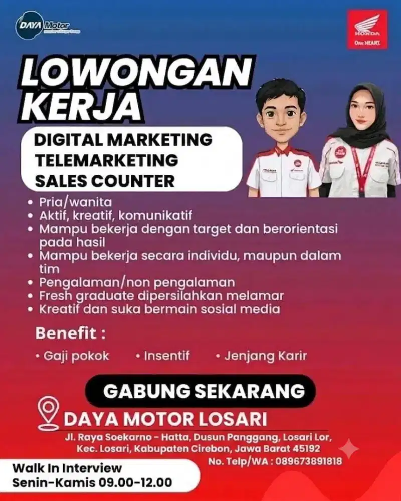 Marketing Sales Daya Motor Losari