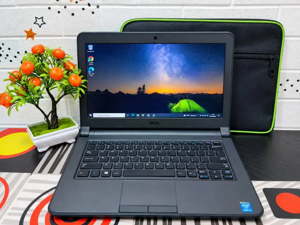 Laptop dell core i3 ram 4 hdd 500 GB siap pakai
