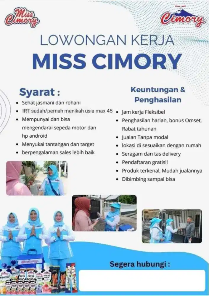 Mitra Kerja Miss Cimory