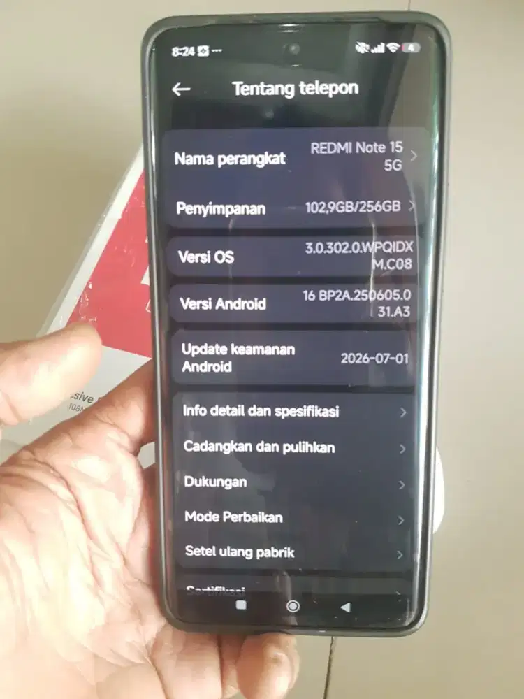 REDMI NOT 15 5G MULUS