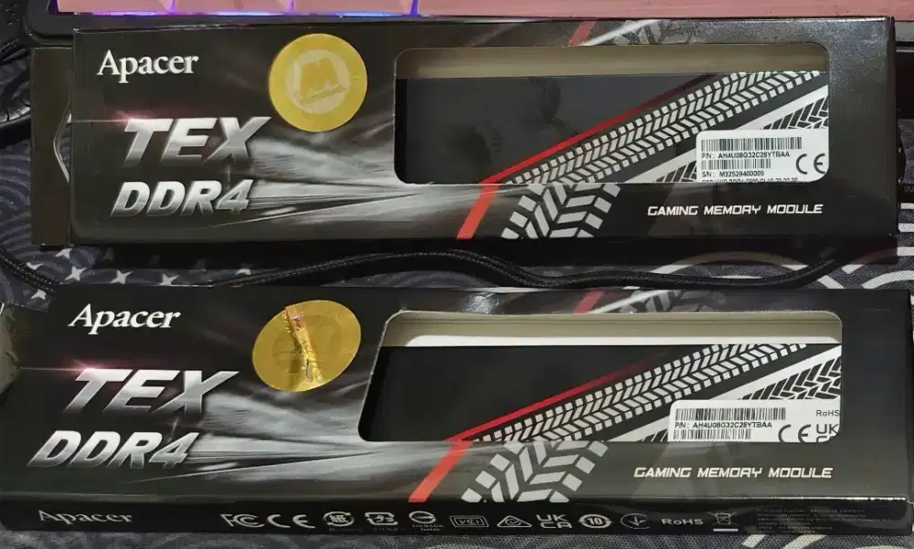 ram ddr4 apacer tex 16 gb 2 x 8 gb 3200 mhz