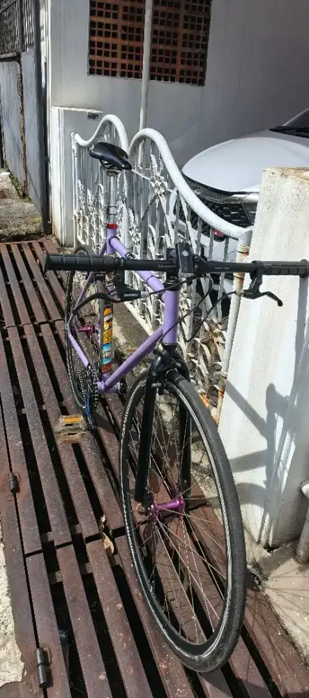 Basic fixie dirubah pakai freewheel