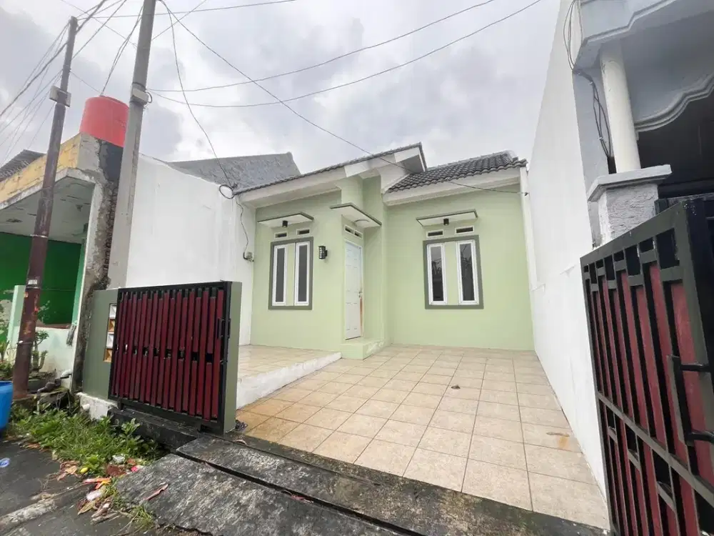 RUMAH MURAH DIJUAL LT 60  BEBAS BANJIR DALAM CLUSTER DI GRAND RESIDENCE CITY, SETU