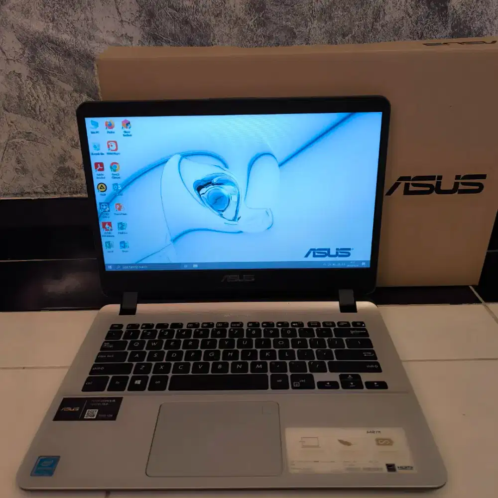 ASUS A407m Celeron N4000 RAM 8GB SSD 128GB Fullset – Siap Pakai