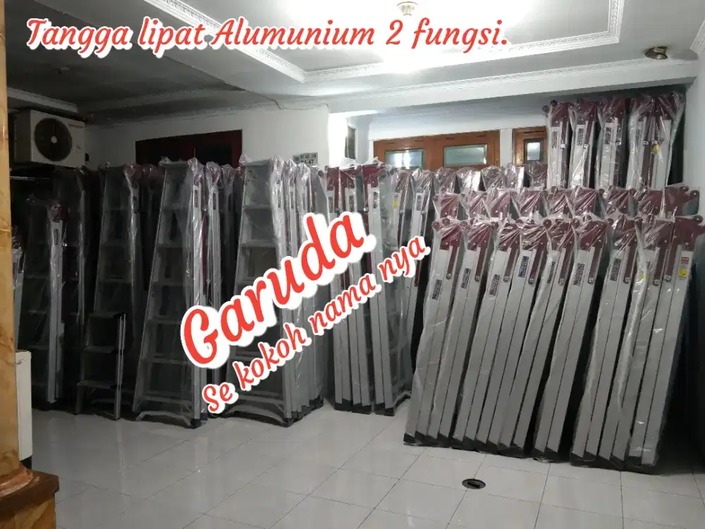 Tangga lipat Alumunium GARUDA 2 Fungsi.