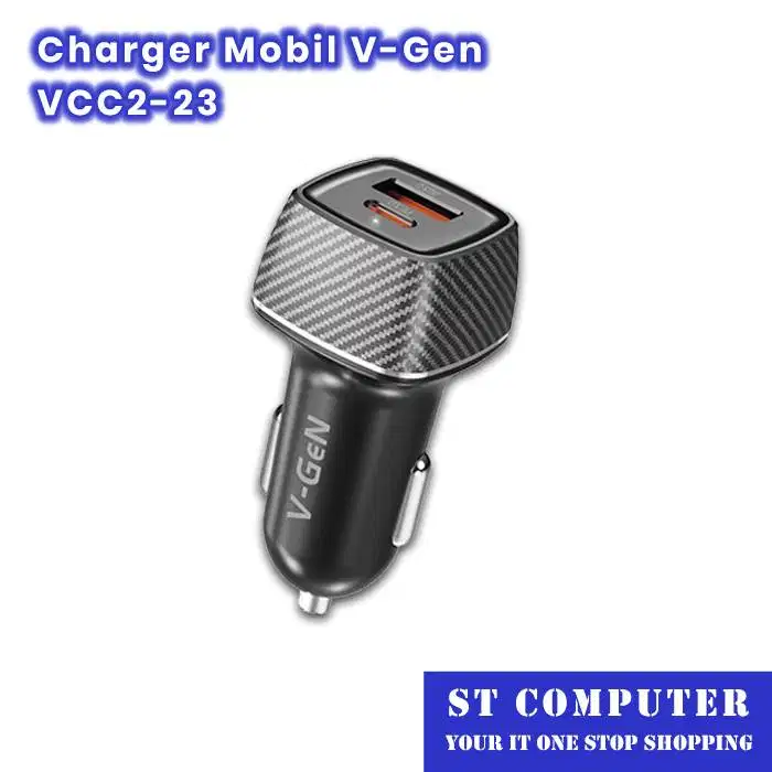 Charger Handphone Colok Mobil V-Gen VCC2-23