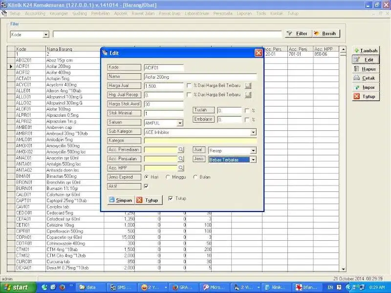 Software Klinik apotik Lampung